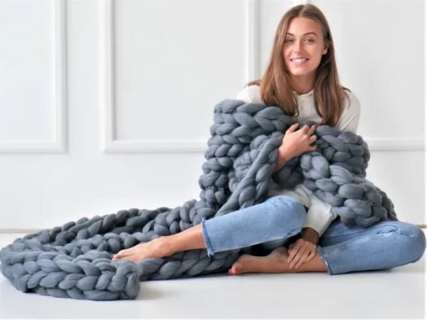 Merino wool blanket