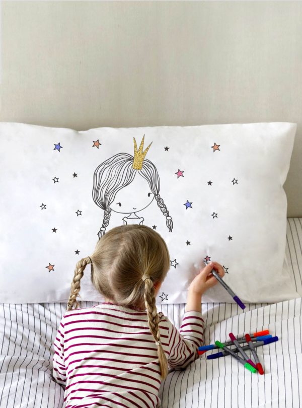 Colorable Pillow Cover