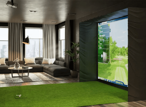 Optishot Golf in a Box Simulator