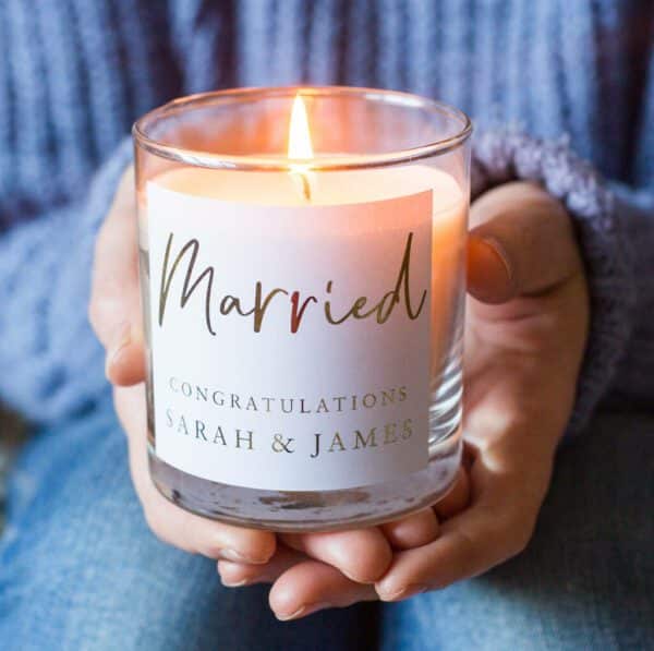 Just Married Candles